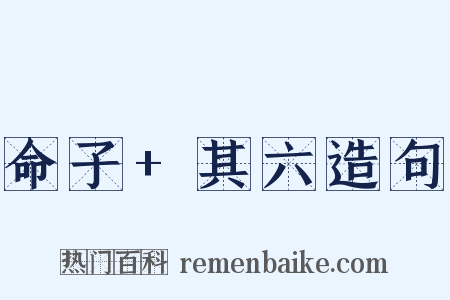 命子+其六造句是什么意思的图片